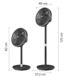 Diverse Luftkühler, Klimaanlagen und Ventilatoren bei Jumbo in Aktion, z.B. Philips Tisch- & Standventilator 3000 Series (CX3550/01)