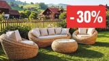 30% auf diverse Gartenmöbel bei Jumbo, z.B. Keter Aufbewahrungsbox Samoa Rattan 270L