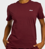 FILA Ostritz Damen-T-Shirt in Rot und Grün bei Ochsner Sport in Aktion