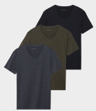 Basics-Shirts 3er-Pack von Pier One bei Lounge by Zalando in verschiedenen Grössen von XS bis 5XL