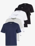 Jack & Jones 6er Pack T-Shirt Basic in verschiedenen Grössen bei Lounge by Zalando