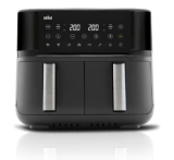 Braun TwinCook3 Heissluftfritteuse TD3030KBK mit einem Fassungsvermögen von 8 l bei nettoshop