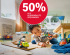 Ausgewählte Spielwaren mit bis zu 50% Rabatt bei Coop City, z.B. LEGO City Rettungsboot (60504)