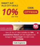 DeinDeal, Deine Stadt: extra 10% Rabatt 25-27.03.26
