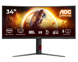 Höhenverstellbarer AOC-Monitor CU34G4 (34 Zoll, UWQHD, VA-Panel, 300 Nits, 180 Hz) zum Toppreis bei MediaMarkt