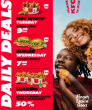 Neue KFC Coupons gültig bis 19.10.2026