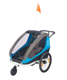 Hamax Fahrradanhänger Traveller in der Farbe Petrolblau/Grau inkl. Lieferung bei Jumbo