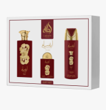 LATTAFA Ansaam Gold Eau de Parfum Spray 100 ml + Eau de Parfum 20 ml + Deodorant Spray 200 ml Gschenkset