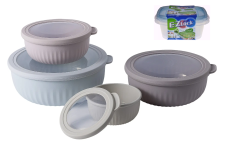 Günstiges 4-tlg. Aufbewahrungsbox-Set „Lara“ + 2er Set Vorratsdosen bei Livique (Abholung)