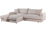 Ecksofa PAUL Stoff Beige bei Conforama inkl. Lieferung