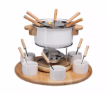 Nouvel Larissa Emaille Fondue-Set, 23-teilig, bei nettoshop in Aktion