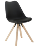 4-teiliges Stuhl-Set FOXTROT aus Polyester in 3 verschiedenen Farben – bei Conforama in Aktion mit Lieferung