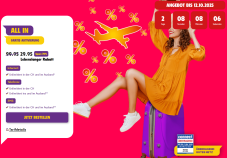 TalkTalk All In (Alles unlim. in CH, 40GB Roaming & unlim. Telefonie + SMS ins & im Ausland + Gratis Aktivierung)