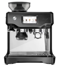 Sage Siebträgermaschine Barista Touch mit integriertem Mahlwerk in Aktion bei Fust