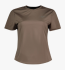 T-shirt Nike Swift Dri-FIT pour femmes en couleur taupe ou rouge chez Ochsner Sport