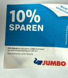 Jumbo Gutscheincode - 10% sparen ab CHF 50.-