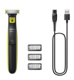 Rasoir Philips OneBlade QP2724/10, utilisable à sec ou sous l’eau, avec 3 peignes de réglage de la longueur de coupe, chez DeinDeal