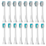 16 Ersatz-Zahnbürstenköpfe kompatibel mit Philips Sonicare (8er Whitening Clean und 8er Precision Clean)