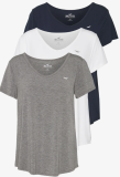 Hollister Co. Easy Basic 3-Pack Shirts bei Lounge by Zalando (XS–L)