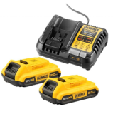 DeWalt Starter-Kit mit 2 Akkus und 4A-Schnellladegerät (18 V, 2 Ah) bei Jumbo