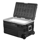 Kühlbox-Trolley elektrisch mit einem Fassungsvermögen von 75 L bei Gonser in Aktion