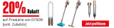20 % Rabatt auf Produkte von DYSON bei Interdiscount, z. B. DYSON Airwrap Multi-Haarstyler & -trockner