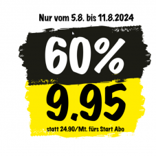 Nur bis 11.08. - Coop Mobile Start (Swisscom-Netz, 6GB kumulierbare Daten, unlim. Anrufe & SMS)