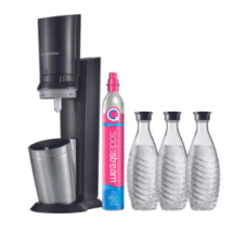 SODASTREAM Crystal 3.0 CQC Mega Pack, 3 Glaskaraffen, bei nettoshop, Digitec, Galaxus in Aktion