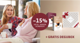 15 % Rabatt ab CHF 50.– und eine Gratis-Degustationsbox bei Delizio z. B. Lungo 144 Kapseln „Geschmackvolles Trio“