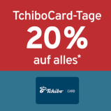 Nur noch heute: 20 % Rabatt auf fast alles mit der TchiboCard, z.B. Steppjacke in diversen Farben und Grössen