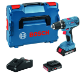 Bosch Professional Akku-Bohrschrauber-Kit GSR 18V-21 (2× Akku 2 Ah) + 5 J. Garantie bei Jumbo