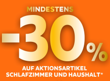 Mindestens 30 % auf Aktionsartikel im Bereich Schlafzimmer und Haushalt bei LIPO, z.B. günstiges Doppelbett Foster (180 × 200 cm)