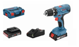 Bosch GSR 18V-21 Akku-Bohrschrauber (2× 18V/2.0Ah Akkus, Schnellladegerät) + 5 Jahre Garantie bei Jumbo zum Bestpreis