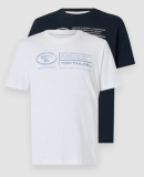 TOM TAILOR Doppelpack T-Shirts bei Lounge by Zalando in den Grössen von S–3XL