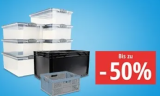 Bis zu 50% auf Aufbewahrung bei Jumbo, z. B. Utz Rako Stapelbehälter Box 60 l