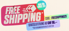 DeinDeal Gutschein: Gratis Versand ab CHF 50.– Bestellwert