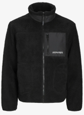 Jack & Jones Fleecejacke in der Farbe Schwarz in den Grössen von XS–XXL bei Lounge by Zalando