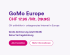 GoMo Europe (CH unlimitiert + EU Unlimitiert, inkl. 20 GB Highspeed)