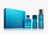 AL HARAMAIN Amber Oud Aqua Dubai Eau de Parfum Spray 75 ml + Eau de Parfum 30 ml + Körperpflegeduft 250 ml