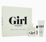Rochas Girl Eau de Toilette Spray 100 ml + Eau de Toilette 7.5 ml + Körperlotion 100 ml Geschenkset