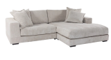 Ecksofa TIANA Stoff Cream inkl. 4 Kissen, Montage und Lieferung bei Conforama
