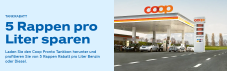 Coop Pronto Gutschein für 5 Rappen pro Liter Rabatt (Benzin & Diesel)
