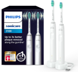 Philips Sonicare 3100 Schallzahnbürsten im 2er-Pack (HX3675/13) bei Amazon
