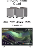 Sony BRAVIA Theatre Quad 4.0.4-Kanal-Soundsystem mit Dolby Vision + Sony BRAVIA KD-55X85L TV (4K @ 120 Hz) bei MediaMarkt
