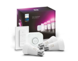 PHILIPS Hue White and Color Ambiance - Starter Kit, Dimmer Switch + Hue-Bridge + 3x E27 / 9W bei fnac zum Bestpreis