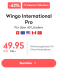 Wingo International Pro (Swisscom-Netz, unlimitierte Daten & Anrufe in CH + über 40 Länder, inkl. 2. SIM-Karte)
