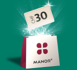Manor 30 Franken Bon für 15 Franken