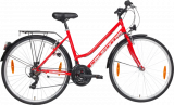 CALIFORNIA Citybike GALAXY 28″ 48cm Bordeauxrot mit Licht, Ständer, Gepäckträger bei Jumbo für nur 112 Franken - inkl. Lieferung!