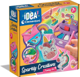Clementoni Idea – Sparkly Creations Game Icons, Diamond Art, kreatives Spiel für Kinder ab 7 Jahren