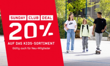 SUNDAY CLUB DEAL - 20% auf das Kids-Sortiment! bei Ochsner Sport